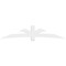 Ekena Millwork Davenport Architectural Grade PVC Gable Bracket, 108"W x 22 1/2"H x 2"D x 6"F, 5/12 Pitch GBP108X23X0206DAV00 - alternate 5